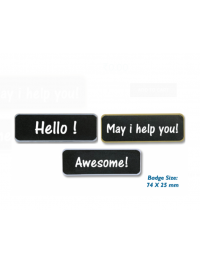 Acrylic & Metal Badges 