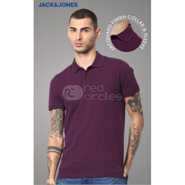 Jack & Jones and Vero Moda Jacquard Polo T Shirt