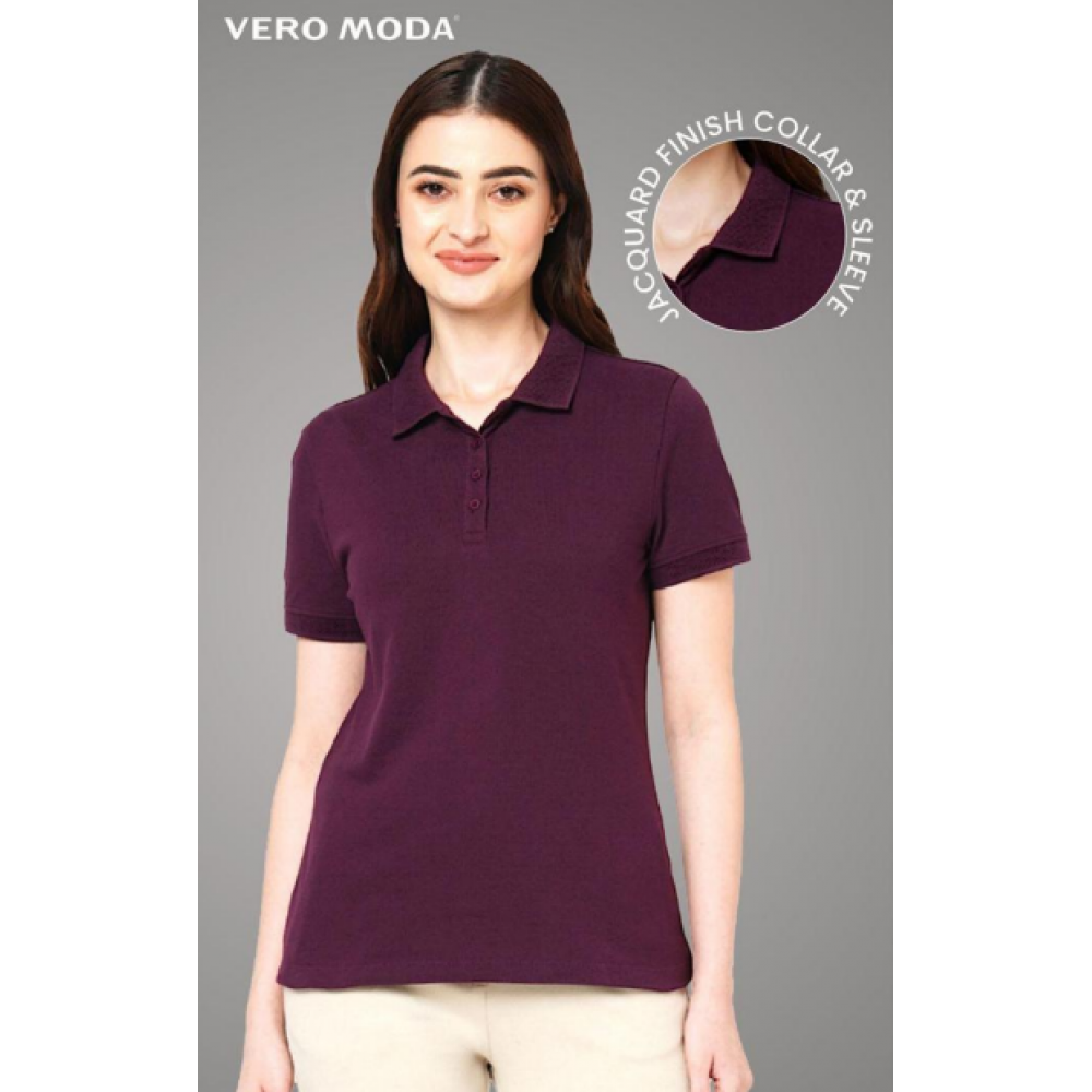 Jack & Jones and Vero Moda Jacquard Polo T Shirt