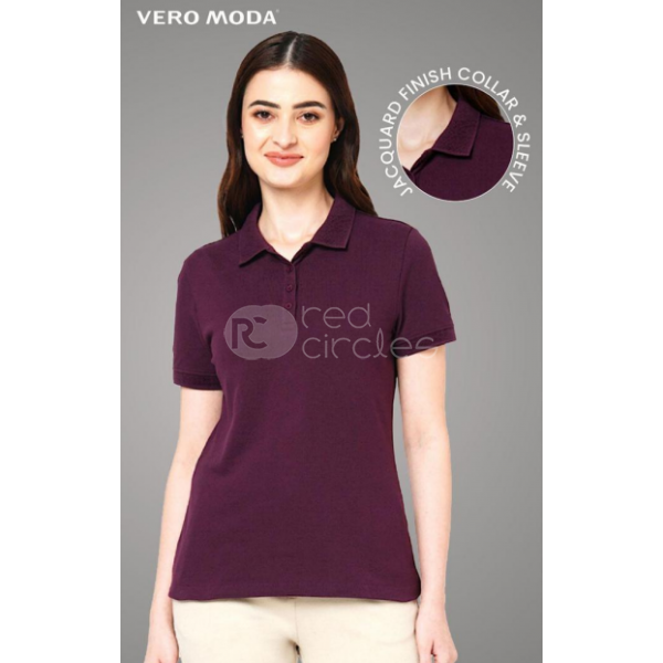 Jack & Jones and Vero Moda Jacquard Polo T Shirt