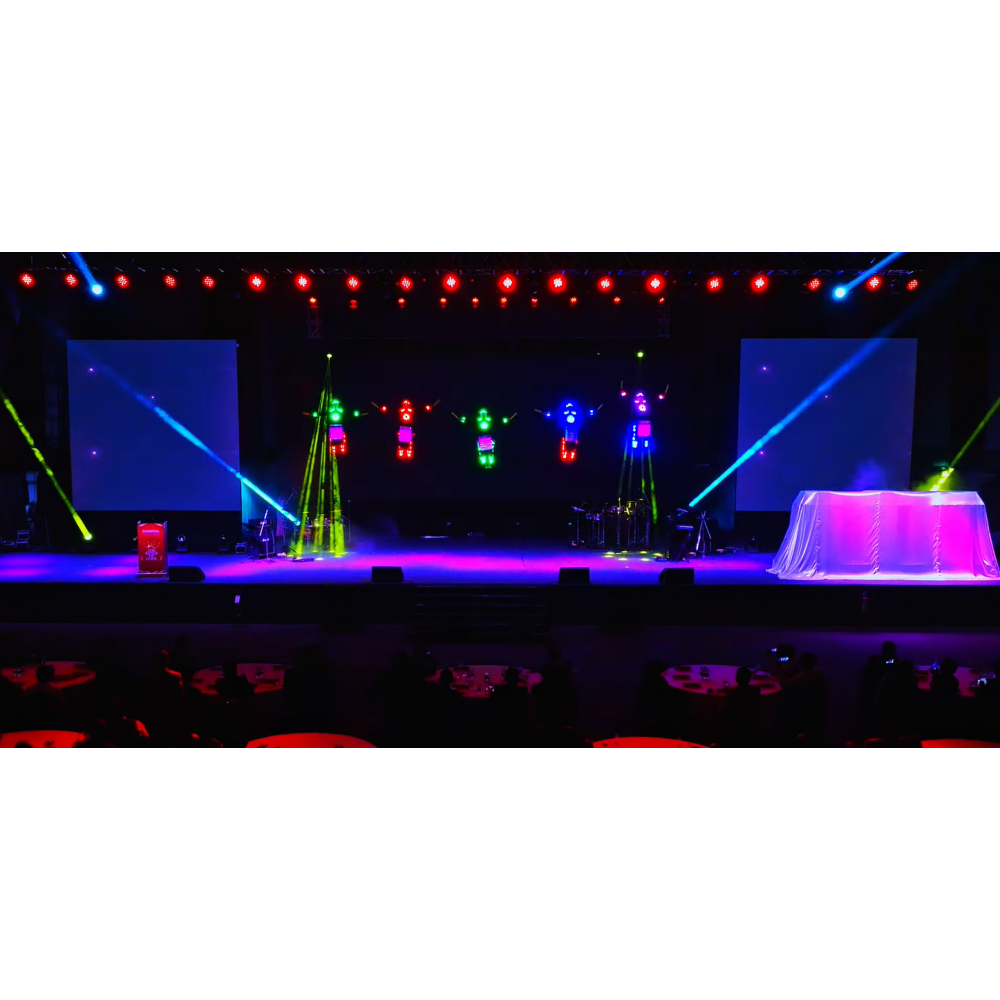 Aerial Drummers Performance Live at Novotel Hyderabad 