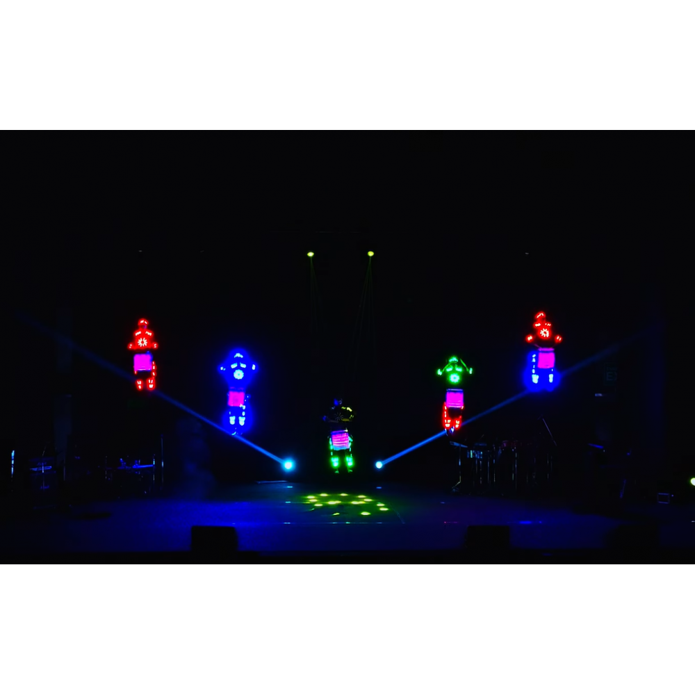 Aerial Drummers Performance Live at Novotel Hyderabad 