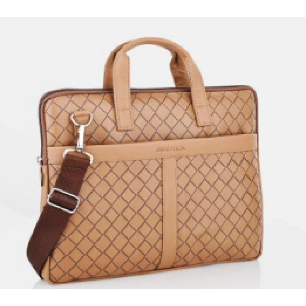 RC 16 - Nautica laptop bag checks-Beige