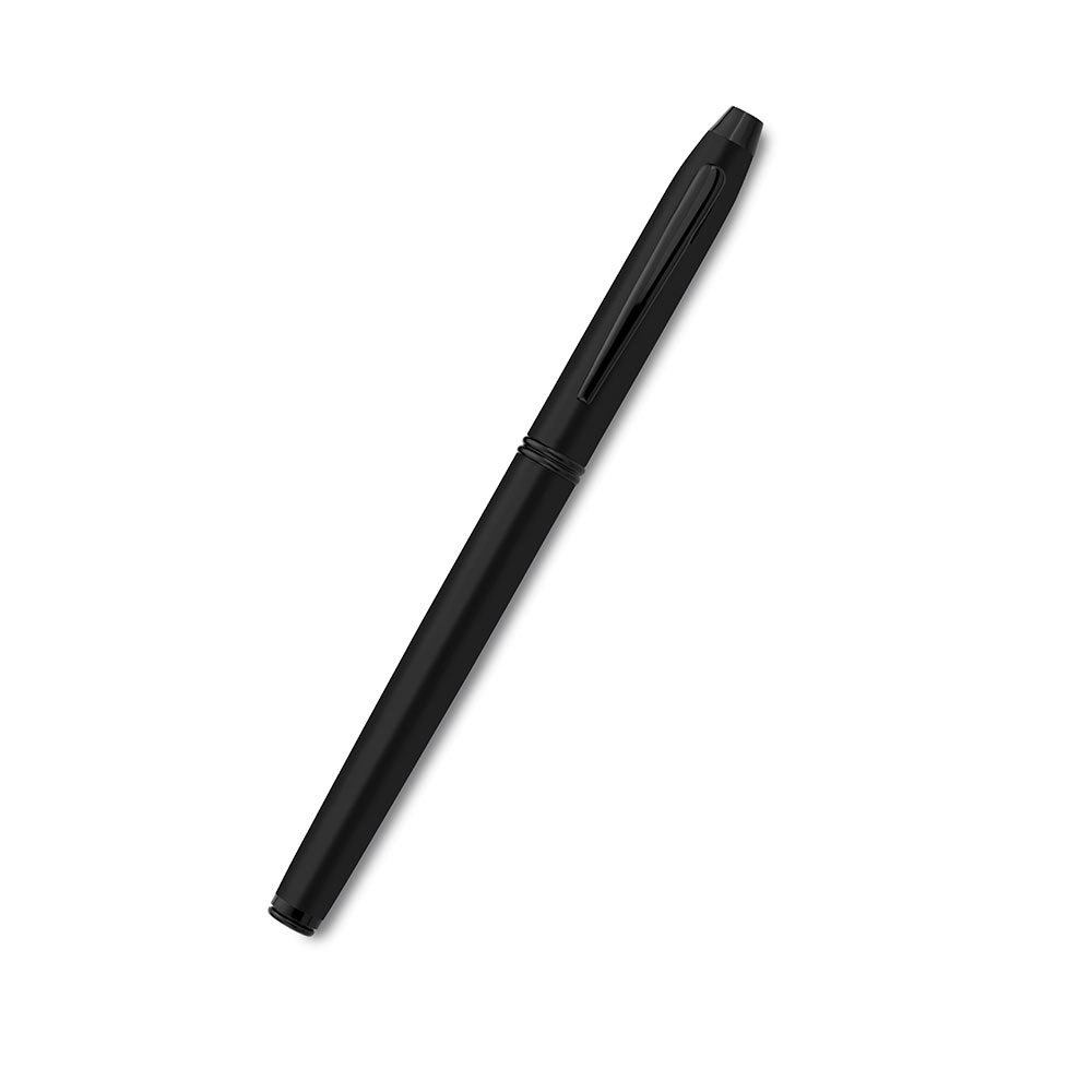 RC 40 - Black Cross Roller Metal Pen