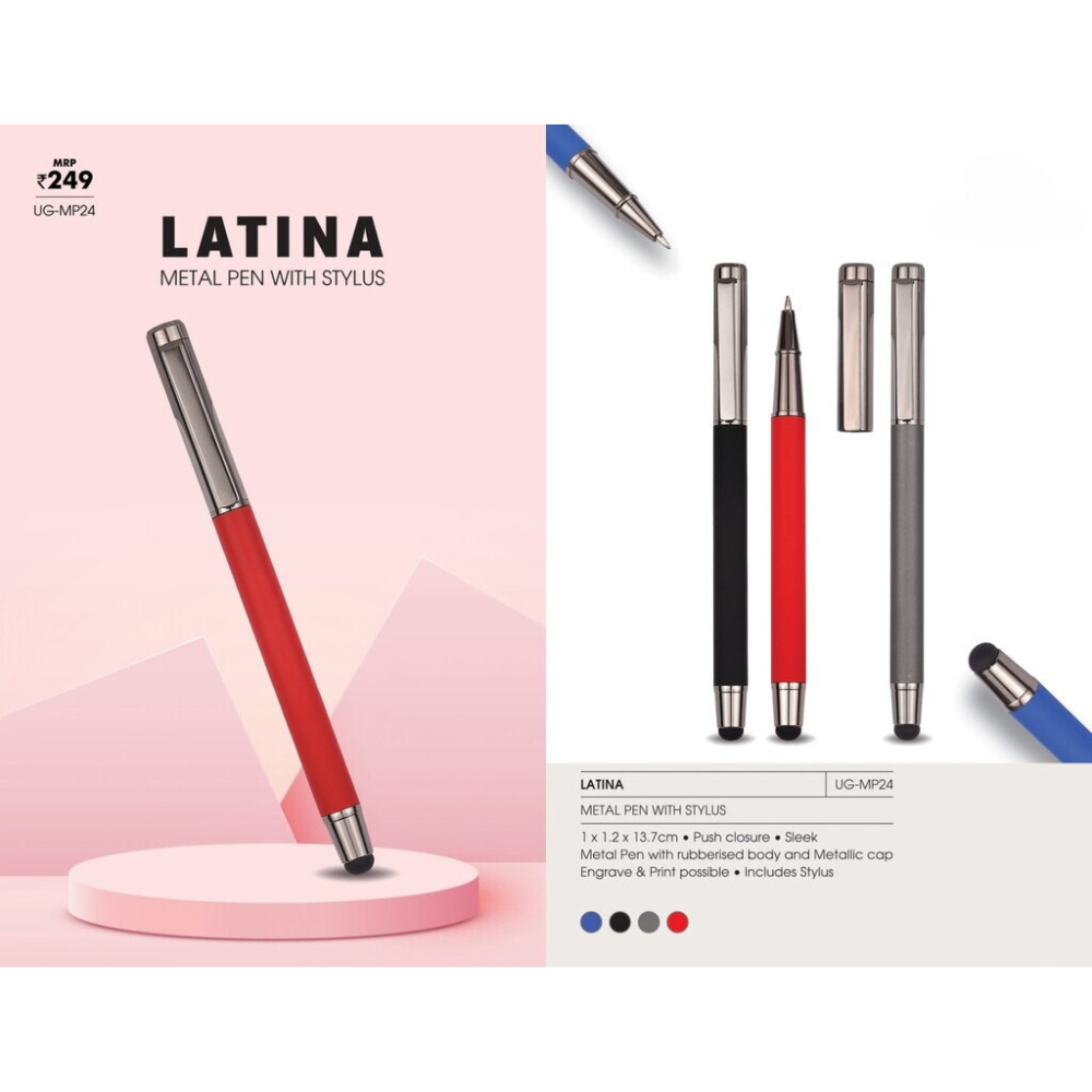 RC 81 - Latina Metal Pen with Stylus