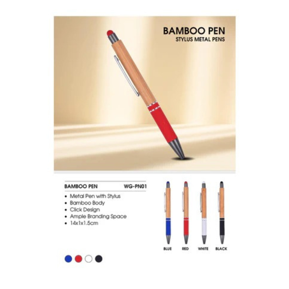 RC 85 Bamboo Pen Stylus in Metal