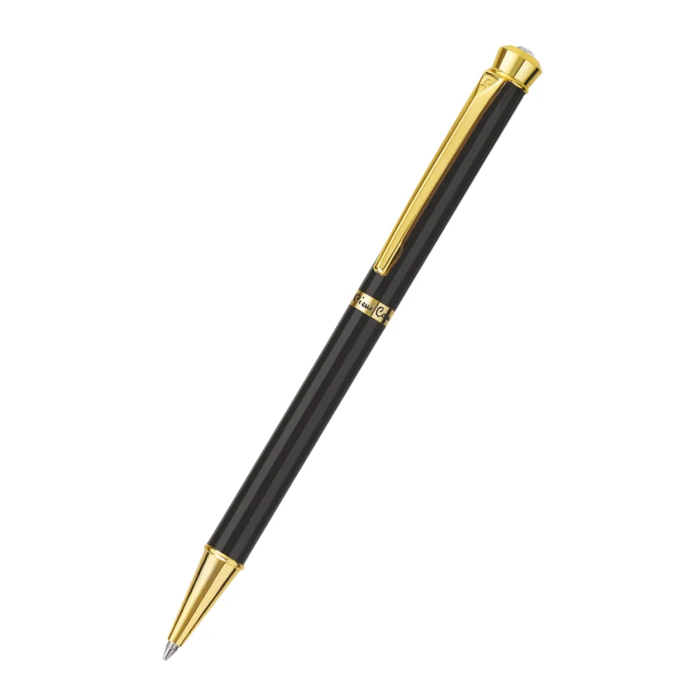 RC 21 - Pierre Cradin Jewel Black Gold Ball Pen