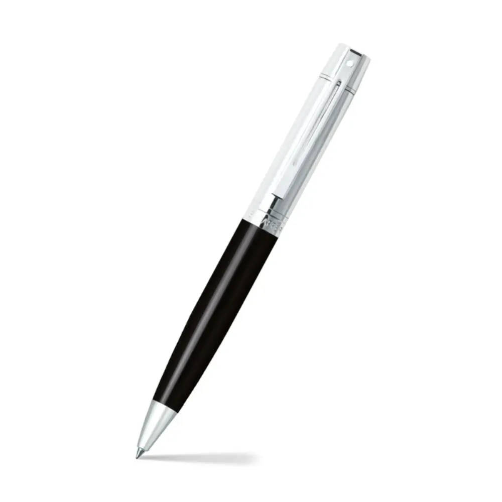 RC 54 - Sheaffer 300 Glossy Black Ballpoint Pen with Chrome