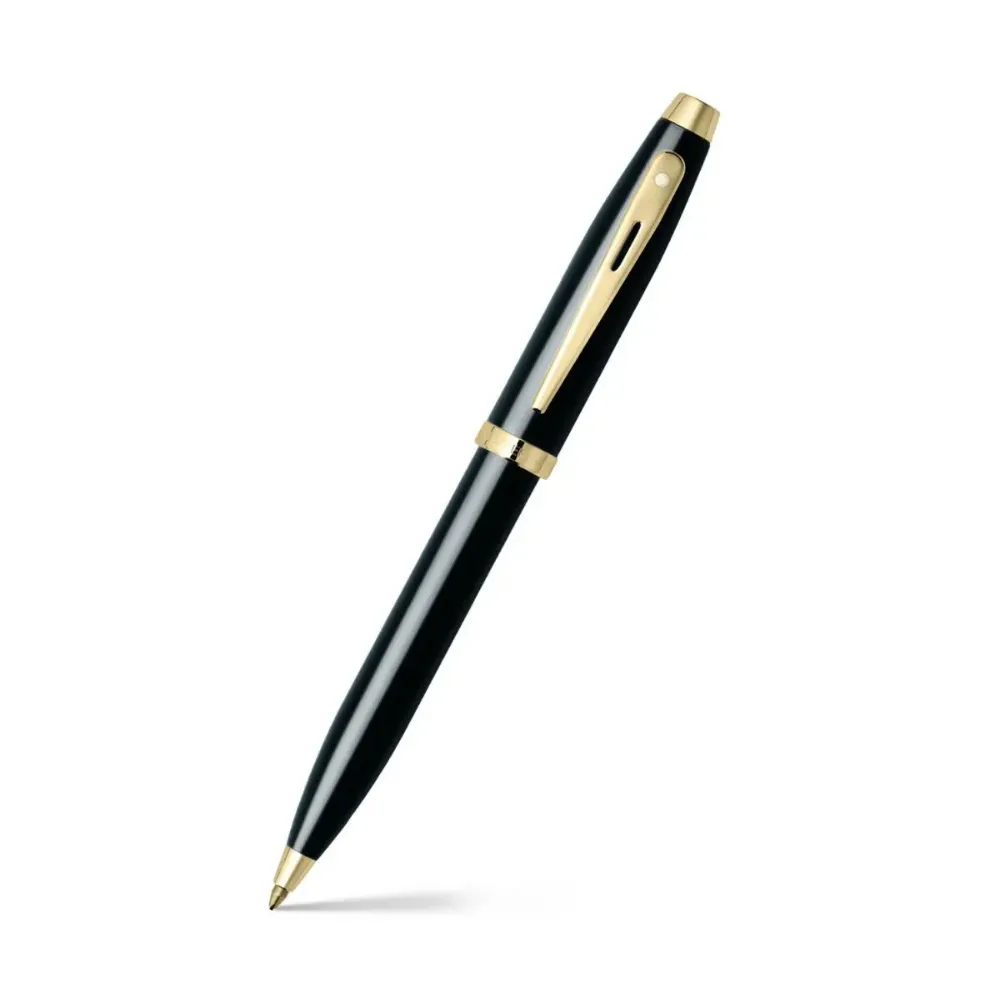 RC 61 - Sheaffer 100 Ballpoint Pen Glossy Black with Gold Tone