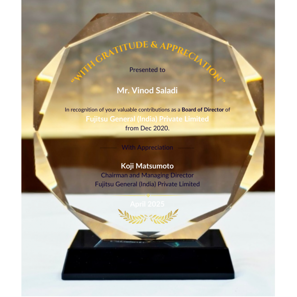 Crystal Octahedron Executive Award