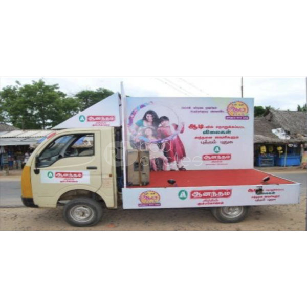 L Type without	Roof Display Van
