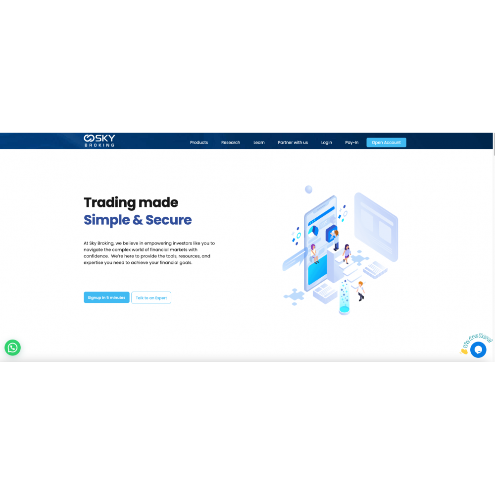 Sky Broking - Website