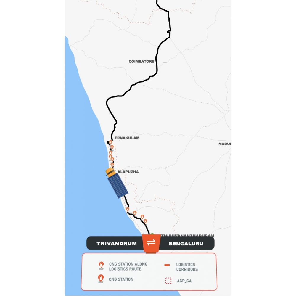 Tanker Lorry Map Animation Video 1