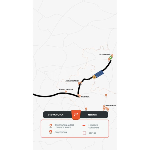 Tanker Lorry Map Animation Video 2
