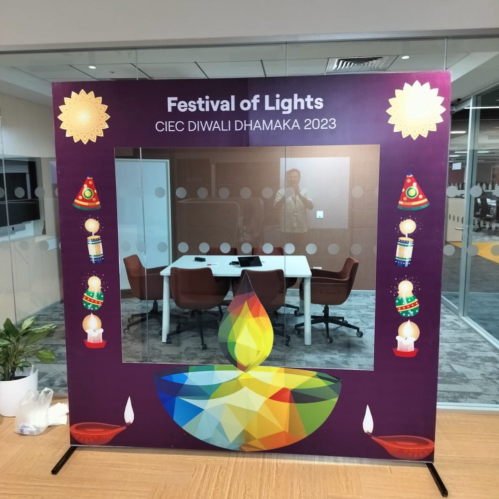 Diwali Cutout - Purple