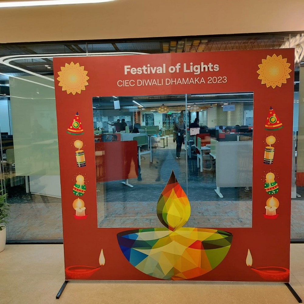 Diwali Cutout - Brown