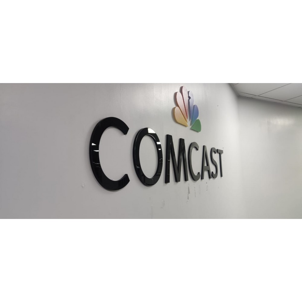 Acrylic Cut Letter - Comcast 