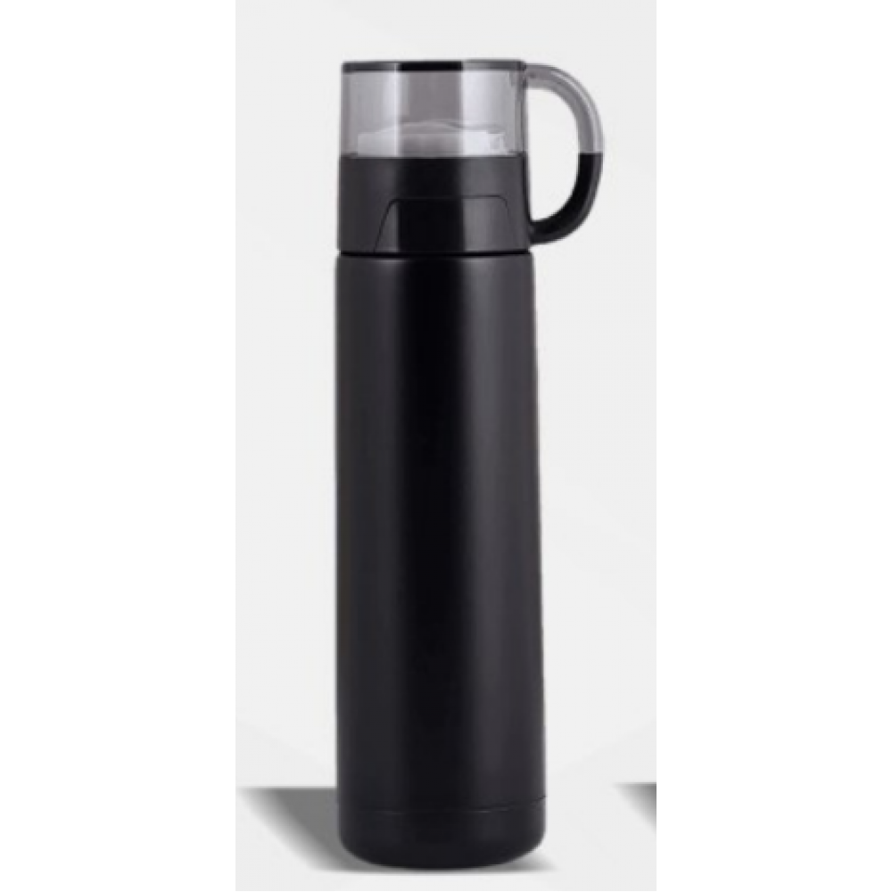 RC - 12 Vaccum bottle with cup-Black