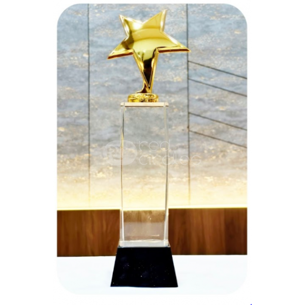 Crystal trophy