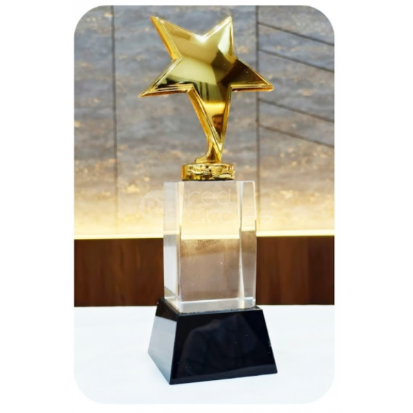 Crystal trophy