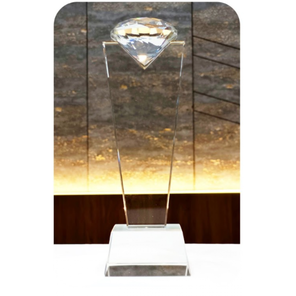 Crystal trophy