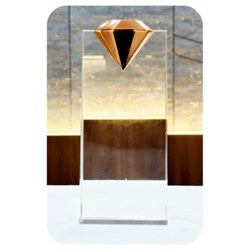 Crystal trophy