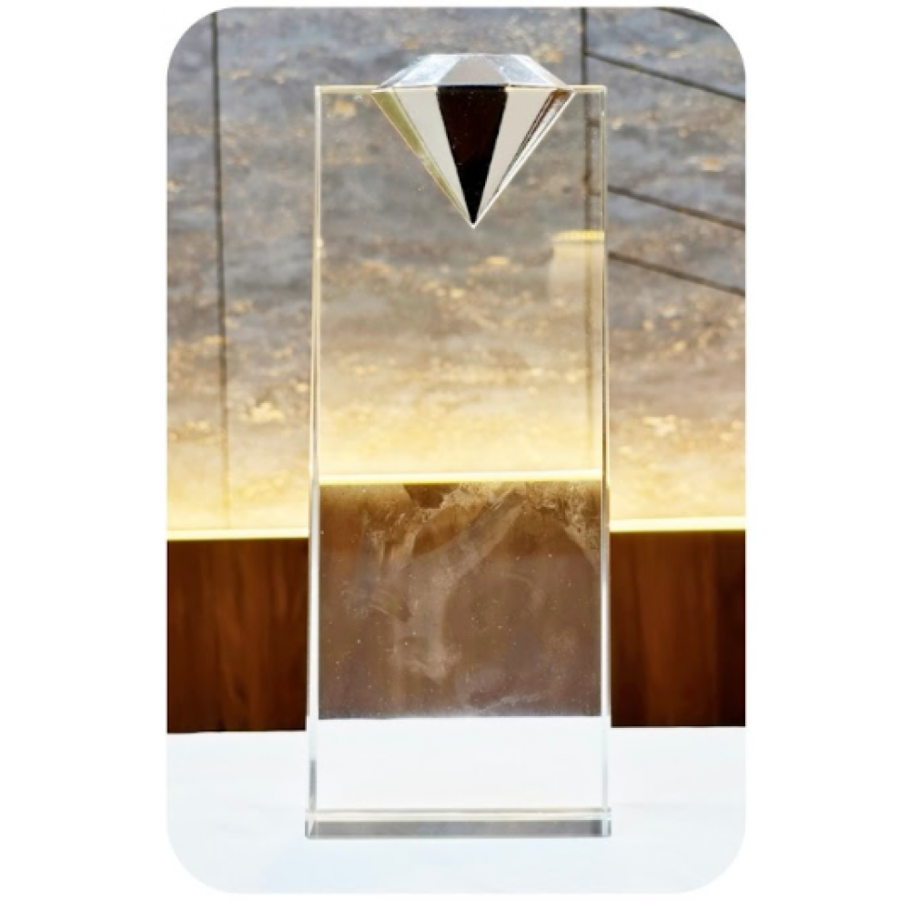 Crystal trophy