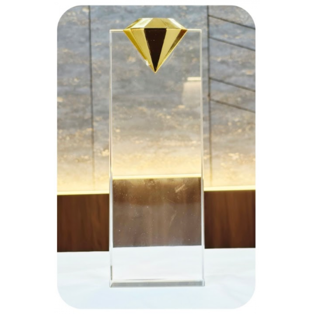 Crystal trophy