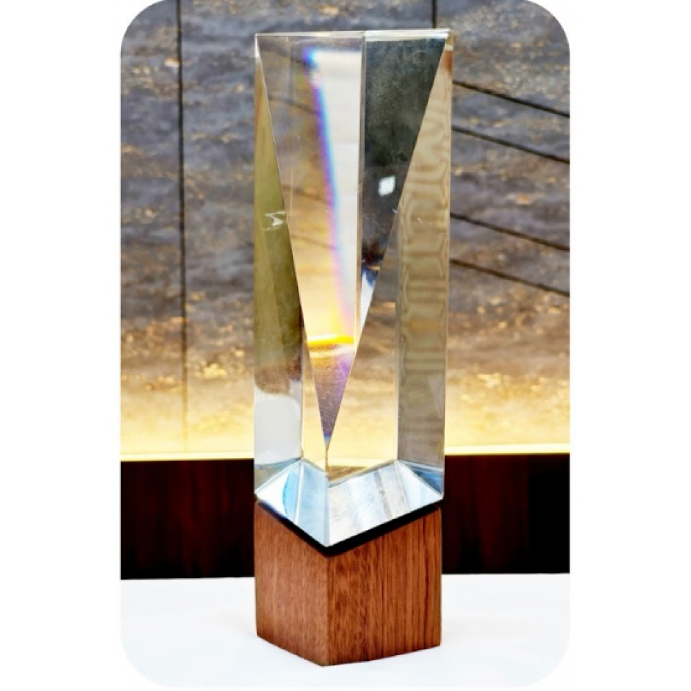 Crystal trophy