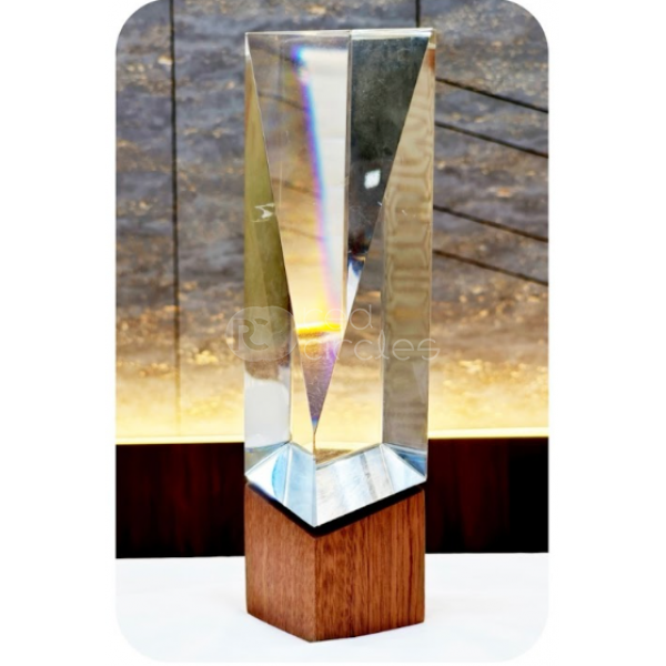 Crystal trophy