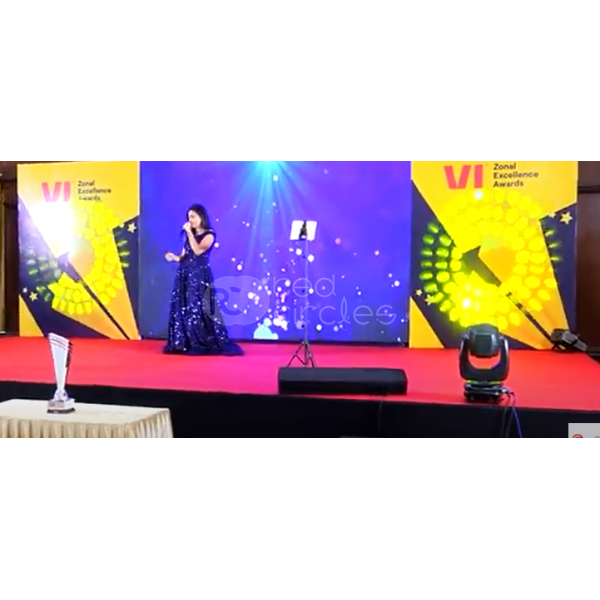 Singer Lakshmi Pradeep - Live Performance in Vi Award Function